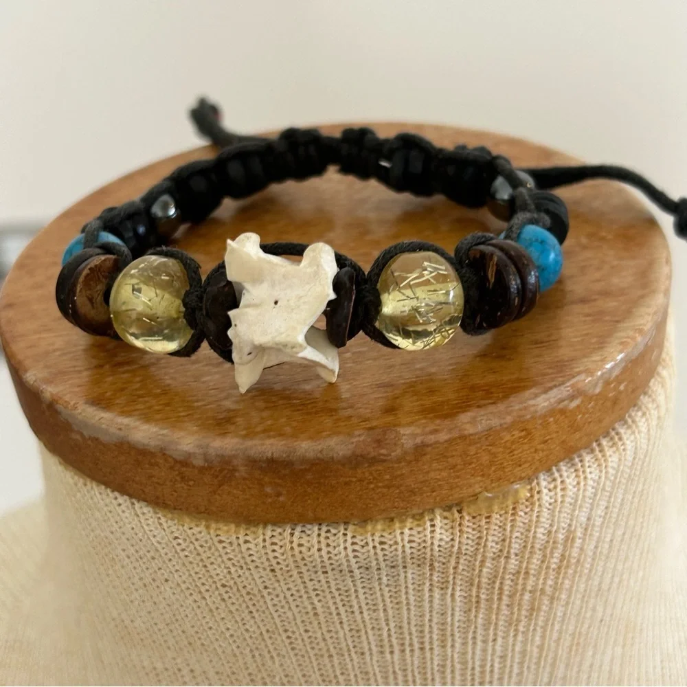 Handmade Ethnic Woven Bead Bracelet